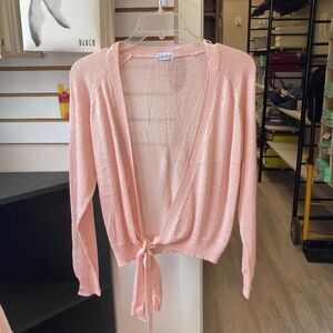 Sansha Wrap Sweater Pink
